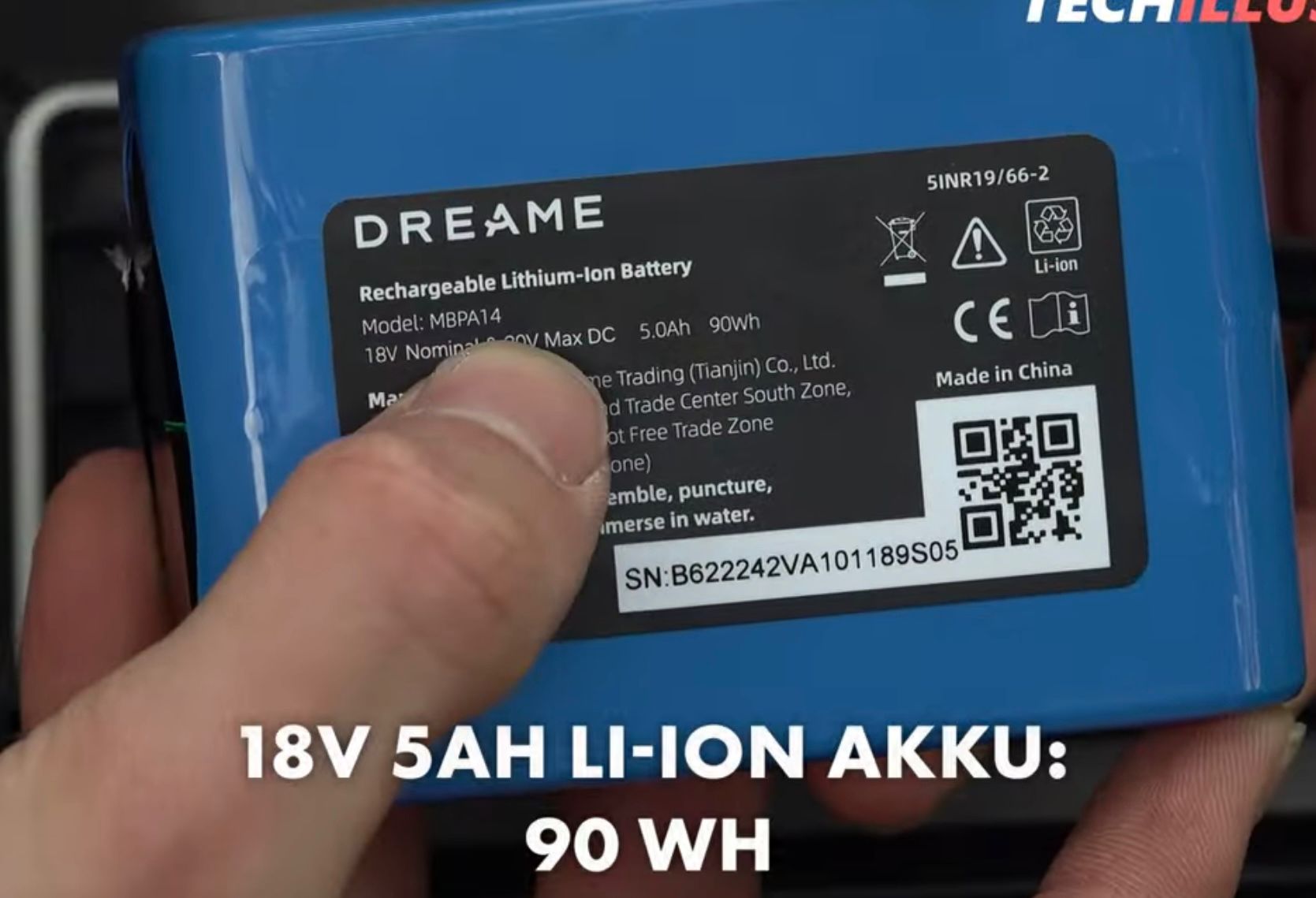 batterie dreame a1 18V 5Ah
